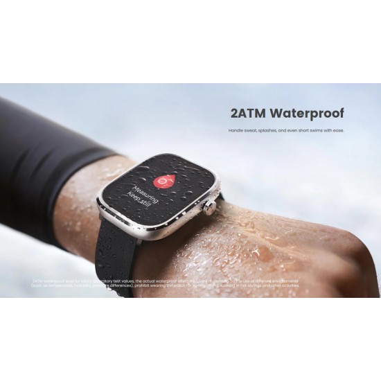 MIBRO smartwatch C4, heart rate, 2.01" TFT, 2 ATM, γκρι