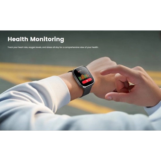 MIBRO smartwatch C4, heart rate, 2.01" TFT, 2 ATM, γκρι