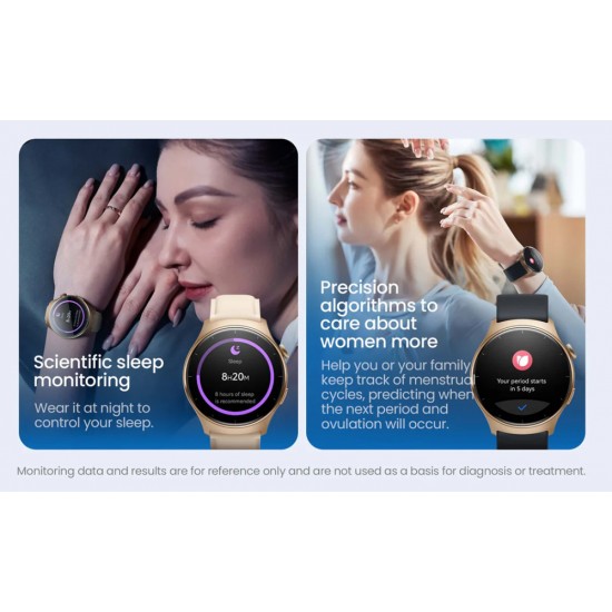 MIBRO smartwatch Lite 3 με 2x λουράκια, heart rate, 1.3" AMOLED, 2 ATM, γκρι/καφέ