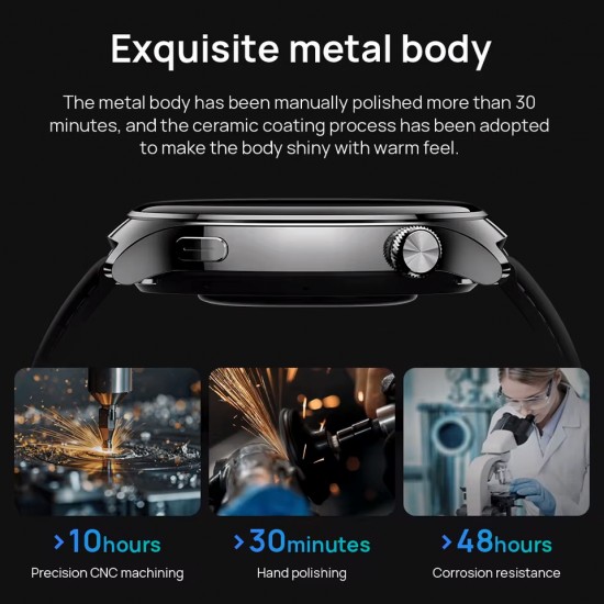 MIBRO smartwatch Lite 3 Pro με 2x λουράκια, heart rate, 1.32" AMOLED, GPS, 5 ATM, μαύρο/πράσινο
