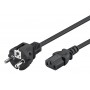 POWERTECH καλώδιο τροφοδοσίας CAB-P006, 3x 1mm², cooper, 1.5m, μαύρο