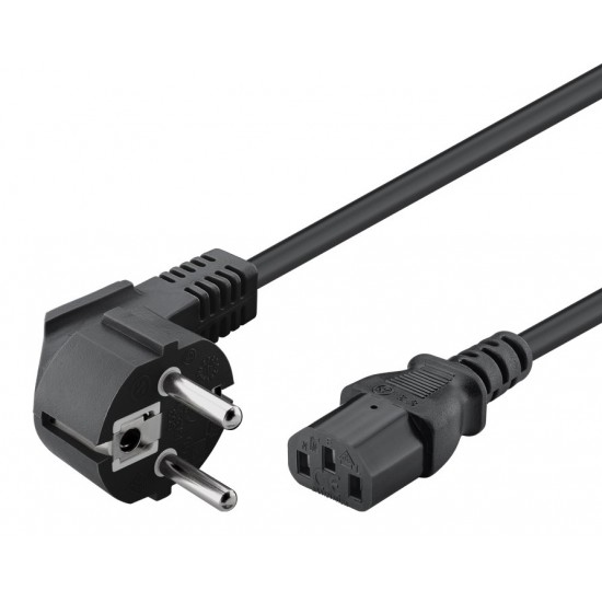 POWERTECH Καλώδιο τροφοδοσίας CAB-P020, 3x 0.75mm², CCS, 1.5m, μαύρο