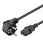 POWERTECH Καλώδιο τροφοδοσίας CAB-P020, 3x 0.75mm², CCS, 1.5m, μαύρο