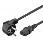 POWERTECH καλώδιο τροφοδοσίας CAB-P031, 3x 1mm², copper, 3m, μαύρο