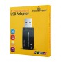 POWERTECH ασύρματος USB αντάπτορας δικτύου PT-1450, 1300Mbps dual band WiFi