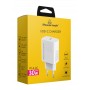 POWERTECH φορτιστής τοίχου PT-1043, USB-C, PD QC3.0, GaN, 30W, λευκός
