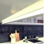 POWERTECH LED φωτιστικό τοίχου T5-0001-090 12W, 4000K, 90cm, IP20, λευκό