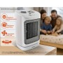 BRUNO κεραμικό αερόθερμο BRN-0255, 2000W, με θερμοστάτη/ανεμιστήρα/αυτόματη περιστροφή, λευκό