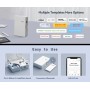 NIIMBOT smart θερμικός εκτυπωτής ετικετών B18, 203dpi, Bluetooth, λευκός