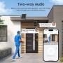 SECTEC smart ηλιακή κάμερα ST-515C-3M-5W-BK, 3MP, WiFi, SD, PTZ, IP65