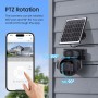SECTEC smart ηλιακή κάμερα ST-515C-3M-5W-BK, 3MP, WiFi, SD, PTZ, IP65