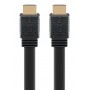 GOOBAY καλώδιο HDMI 77134 με Ethernet, flat, 8K/60Hz, 48 Gbps, 1.5m, μαύρο