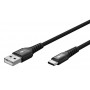 GOOBAY καλώδιο USB-C σε USB 74528, 60W, 480Mbps, 3m, μαύρο