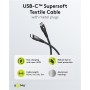 GOOBAY καλώδιο USB-C 73954, 60W, 480Mbps, 2m, μαύρο