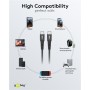 GOOBAY καλώδιο USB-C 73955, 60W, 480Mbps, 3m, μαύρο