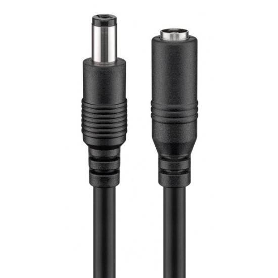 GOOBAY καλώδιο προέκτασης τροφοδοσίας 76635, 5.5x2.1mm, 1.5m, μαύρο