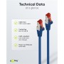 GOOBAY καλώδιο δικτύου 68271, CAT 6 S/FTP, copper, 250MHz, 7.5m, μπλε