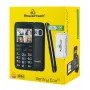 POWERTECH κινητό τηλέφωνο Sentry Eco V2, dual SIM, πλήκτρο SOS, μαύρο