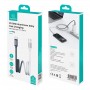 USAMS καλώδιο USB-C SJ756, 60W, 480Mbps, 1.2m, μαύρο/λευκό