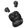 USAMS earphones με θήκη φόρτισης ID25, TWS, Φ13mm, 30/230mAh, μαύρα