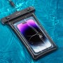 USAMS αδιάβροχη θήκη smartphone US-YD011, έως 7", IPX8, μαύρη