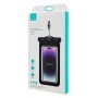 USAMS αδιάβροχη θήκη smartphone US-YD011, έως 7", IPX8, μαύρη