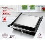 BRUNO γκριλιέρα BRN-0251, 2000W, με ρυθμιζόμενο θερμοστάτη, inox-μαύρη
