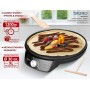 BRUNO κρεπιέρα BRN-0252, 30εκ, 1200W, με ρυθμιζόμενο θερμοστάτη & εξαρτήματα, μαύρη