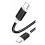 KAKUSIGA καλώδιο USB-C σε USB-C KSC-998, σιλικόνης, 100W, 480Mbps, 1m, μαύρο