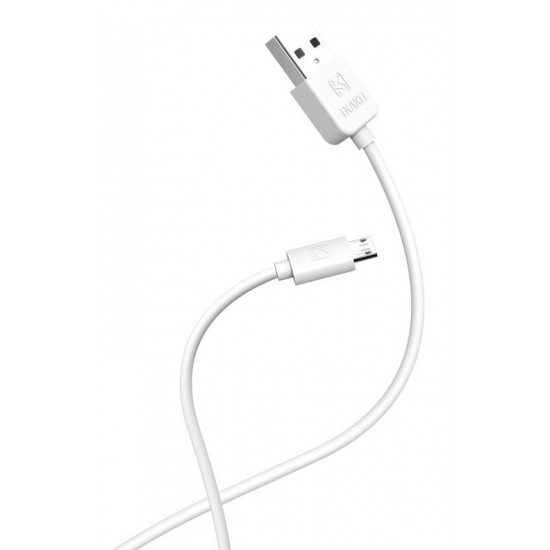 KAKUSIGA καλώδιο micro USB σε USB KSC-332, 2.4A, 480Mbps, 2m, λευκό