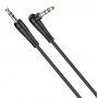 KAKUSIGA καλώδιο ήχου 3.5mm KSC-521, AUX, 90°, HiFi 1m, μαύρο