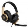 SADES gaming headset UPOWER, 3.5mm σύνδεση, 40mm, μαύρο/χρυσό
