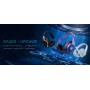 SADES gaming headset UPOWER, 3.5mm σύνδεση, 40mm, γκρι