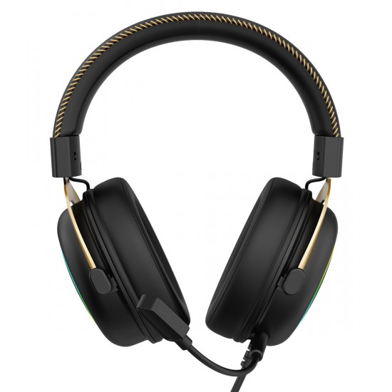 SADES gaming headset Alchemist, USB σύνδεση, 50mm, V7.1 surround, ENC, RGB, multi-platform, μαύρο