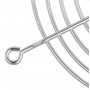 DELOCK σχάρα για 80mm ανεμιστήρα 67306, μεταλλική, ασημί