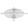 DELOCK σχάρα για 120mm ανεμιστήρα 67308, μεταλλική, ασημί