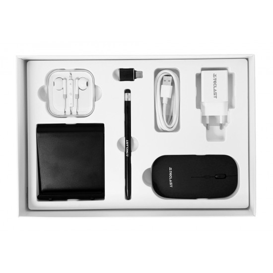 TECLAST tablet P33 με πληκτρολόγιο/ποντίκι/στυλό αφής/θήκη/βάση, 10.1", 3/64GB, Android 15, 6000mAh, μπλε