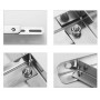 HOME USE επιτοίχια βάση κλιματιστικού HUH-0250, 410x490mm, ανοξείδωτη, έως 180kg