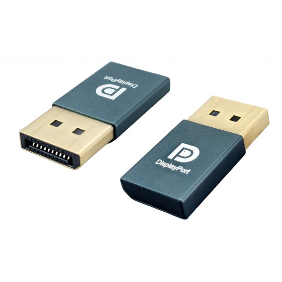 POWERTECH DisplayPort display emulator plug CAB-DP082 με LED, 4K/17Hz, γκρι