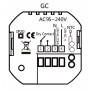 Smart θερμοστάτης αερίου BHT-15GCLW, WiFi, χωνευτός, μαύρος