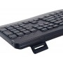 POWERTECH set ποντίκι & πληκτρολόγιο PT-1490, 2.4GHz & Bluetooth, μαύρο