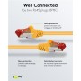GOOBAY καλώδιο δικτύου 92453, CAT 6 S/FTP, copper, 250MHz, 0.15m, κίτρινο