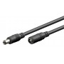 GOOBAY καλώδιο προέκτασης τροφοδοσίας 71401, 5.5x2.5mm, 3m, μαύρο