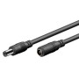 GOOBAY καλώδιο προέκτασης τροφοδοσίας 71400, 5.5x2.1mm, 10m, μαύρο