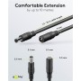 GOOBAY καλώδιο προέκτασης τροφοδοσίας 71400, 5.5x2.1mm, 10m, μαύρο