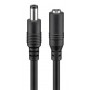 GOOBAY καλώδιο προέκτασης τροφοδοσίας 71400, 5.5x2.1mm, 10m, μαύρο