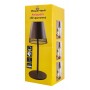 POWERTECH LED επιτραπέζιο φωτιστικό HLL-0191, ρυθμιζόμενο, επαναφορτιζόμενο, καφέ