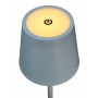 POWERTECH LED επιτραπέζιο φωτιστικό HLL-0194, ρυθμιζόμενο, επαναφορτιζόμενο, λευκό