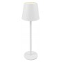 POWERTECH LED επιτραπέζιο φωτιστικό HLL-0194, ρυθμιζόμενο, επαναφορτιζόμενο, λευκό