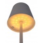 POWERTECH LED επιτραπέζιο φωτιστικό HLL-0194, ρυθμιζόμενο, επαναφορτιζόμενο, λευκό